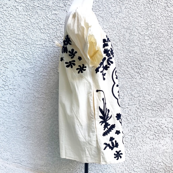 FREE PEOPLE Fiona Embroidered Mini Dress NWT XS - Picture 2 of 15